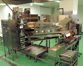 Thatched almost type automatic weighing machines and bar code machine  